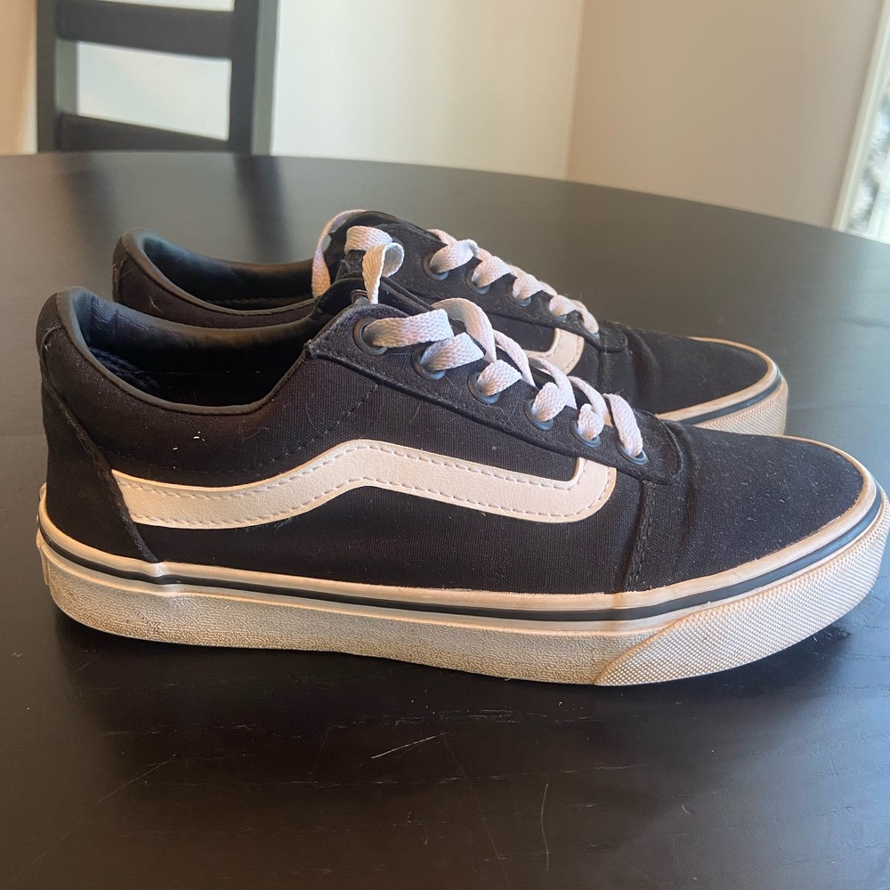 Vans Black and White Classic Sneakers